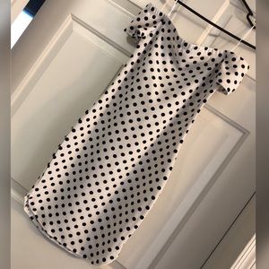 Off Shoulder Polka Dot Dress